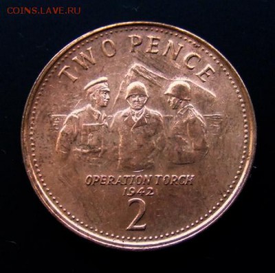 3 - Гибралтар 2 пенса (2005) «Военная операция «Факел» в Авфрике» Р