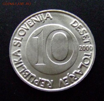 3 - Словения 10 толаров (2000) «Конь» Р