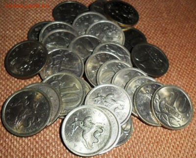 30 монет.10 коп 2003СП.Мешковые,в блеске. - SAM_4863.JPG