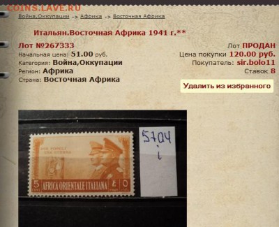 Марки Итальянская Восточная Африка MNH** до 7.02. - 2015-02-02_012307