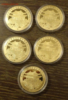 КОРЕЯ - наб. ПТИЦЫ КОРЕИ 4 шт.+ орлан-белохвост 8.02, 22.00 - Корея птицы  5 шт. 1