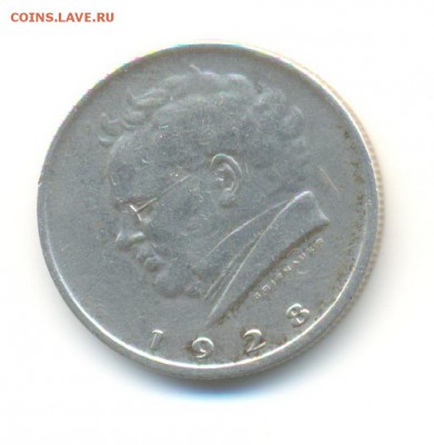 Ag. Австрия 2 шиллинга 1928. Шуберт. до 5.02 22.00 - 4