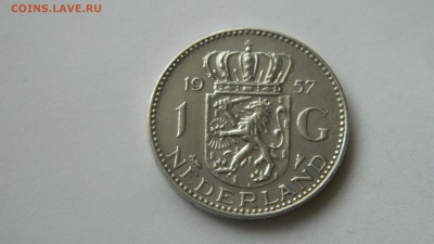 Нидерланды  1 гульден 1957 г. до  5.02.2015 г. 22:00 МСК - Изображение 066