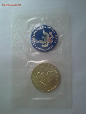 США. 1 Доллар Эйзенхауэра 1971 г.UNC.мд.S. - 01112014692.JPG