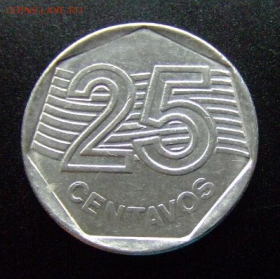 4 - Бразилия 25 сентаво (1995) Р