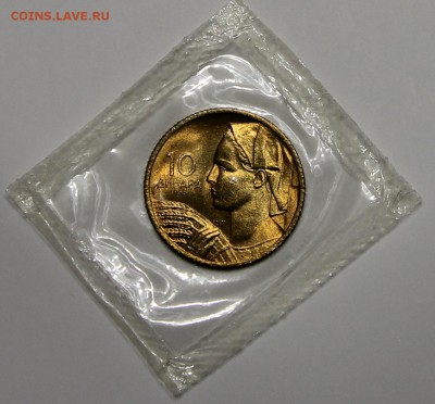 10 динар 1955 Югославия UNC в банковской запайке до 05.02 - IMG_2882.JPG