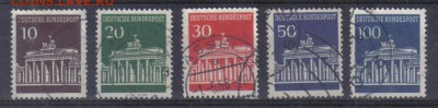 Марки Германии 1966г Бр.ворота полн.серия до 6.02 22.00мск - Марки Германии 1966г Бр.ворота полн.серия