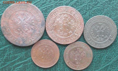 5,3,2,1 Копейки 1878-16 г. окон. 06.02.2015 г. 22-00 МСК. - 22222