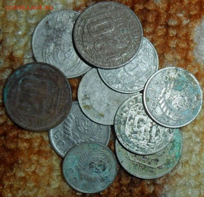 С рубля.10 монет .10,15,20 коп.1932-55г.См.список. - SAM_4986.JPG