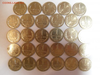 1 рубль 1990 годовой, 29 штук, из мешка до 22:00 7.02.15 - SAM_0146.JPG