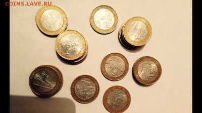10 р монеты 23 шт - image