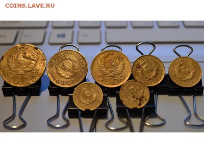 Набор монет 1935 г. 5,3,2,1 к. - pic (2)