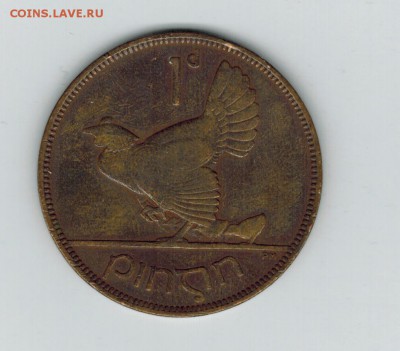 Ирландия 1 пенни 1937 до 13.01.2015   22-00 - 1 13
