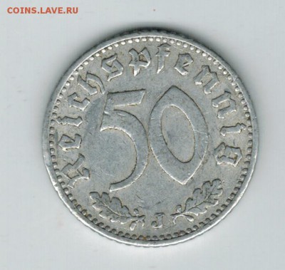 Германия 50 рейхпфеннигов 1935 J до 07.02.2015   22-00 - 1 15