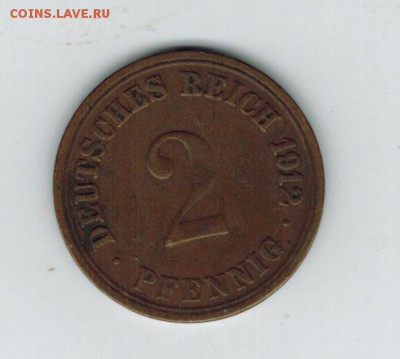 Германия 2 пфеннига 1912 до 07.02.2015   22-00 - 1 17