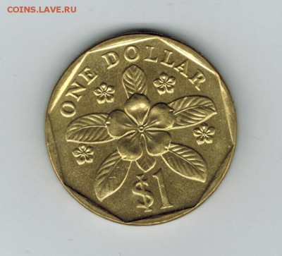 Сингапур 1 доллар 1997 до 07.02.2015   22-00 - 1 19