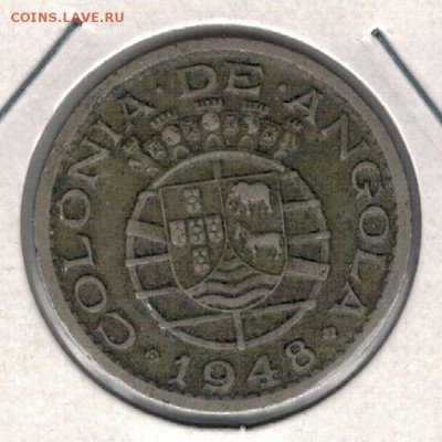 Порт.Ангола 50 сентаво 1948 до 09.02.15 в 22.00мск (А752) - 4-ан48