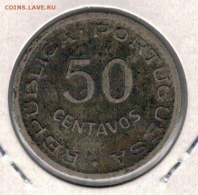 Порт.Ангола 50 сентаво 1948 до 09.02.15 в 22.00мск (А752) - 4-ан48а