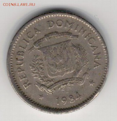 Доминиканская р-ка 10 сентаво 1984 до 09.02 в 22.00 (А677) - 4-д10с84