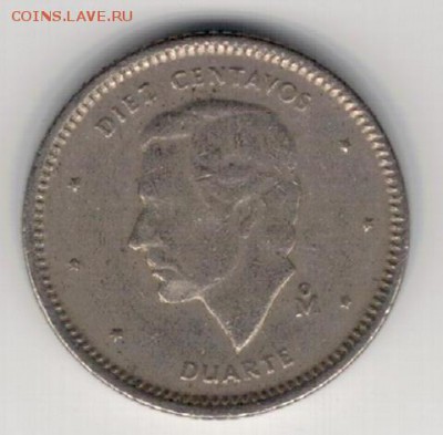 Доминиканская р-ка 10 сентаво 1984 до 09.02 в 22.00 (А677) - 4-д10с84а