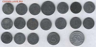 1,5,10,50 пфеннигов Германия, III Рейх до 08.02.--23-00 мск - Scan0001