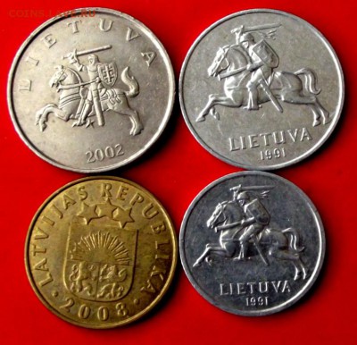 4 монеты Литва,Латвия до 12.02.15г. до 22-00 мск - DSCF2289.JPG