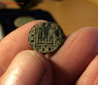 Обол Альфонса X (1252-1284) Леон и Кастилия.Биллон - $_57 (66).JPG