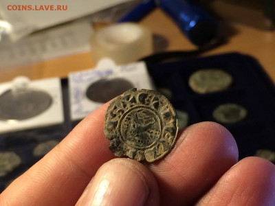 денеро Альфонса X (1252-1284) Лион и Кастилия. - $_57 (13).JPG