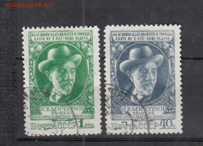 марки СССР гашеные Мичурин 1949г - 274