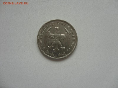 Описание лота: 1 марка 1934 A. Германия. - 1 марка 1934 А - 2.JPG