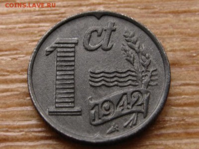 Нидерланды 1 цент 1942 цинк до 10.02.15 в 21.00 М - IMG_0284