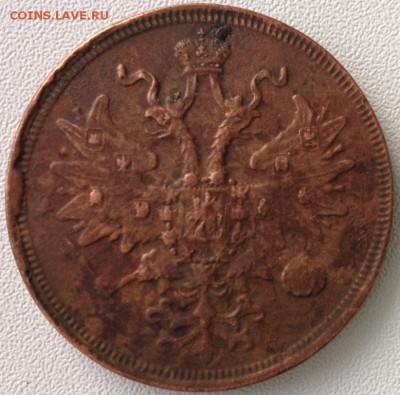 Копаная медь от полушки до 5к, 1735-1916г пополняемая - 5 копеек 1860 ().JPG