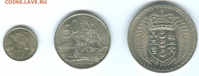 Монеты Новой Зеландии 1967 - 3шт до 13.02.2015 - nz-2