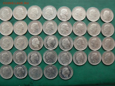 Швейцария.Лот из 37 монет по 20 раппенов.14.02.2015 г. 22.00 - P1060254.JPG