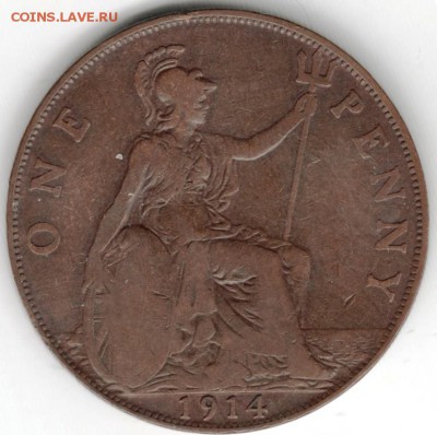 1 пенни 1914 Великобритания до 14.02.15 г. в 22.00 - Scan-150201-0006