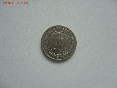 50 пфеннигов 1927 A. Германия. - 50 пф 1927 А - 2.JPG