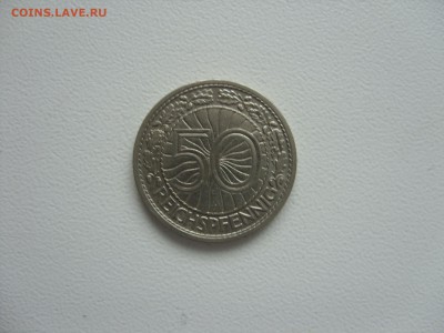 50 пфеннигов 1927 A. Германия. - 50 пф 1927 А - 1.JPG