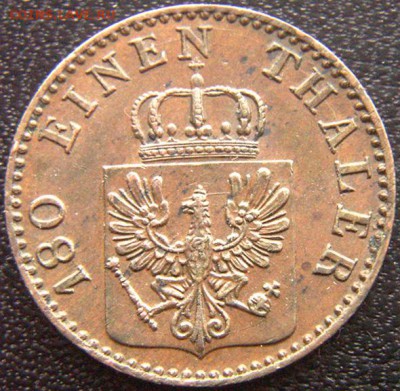 Германия. Пруссия_2 пфеннига 1866(А); до 09.02_22.06мск - 9417