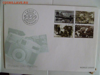конверты норвегия с гашением 1999,2000 г - P1050467.JPG