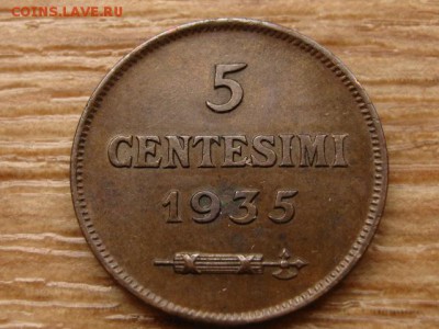 ...Сан Марино 5 чентезимо 1935 до 12.02.15 в 21.00 М - IMG_0541