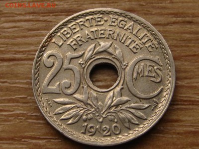 Франция 25 сантимов 1920 до 12.02.15 в 21.00 М - IMG_0533