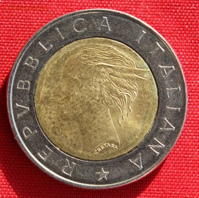 С 1 руб. БМ  ИТАЛИЯ 500 лир 1993г. 100лет БАНКУ до 16.02.15г - IMG_3872.JPG