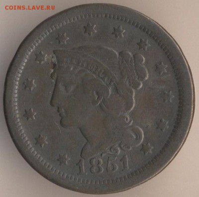 Half cent 1856. - 158