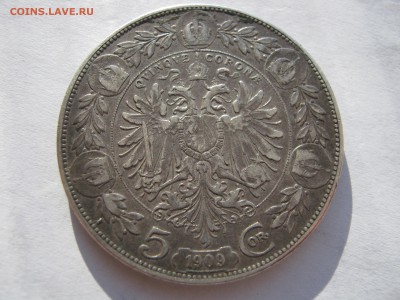 АВСТРИЯ 5 корон 1909.БОЛЬШАЯ монета. СЕРЕБРО. До 15.02.2015. - 022.JPG