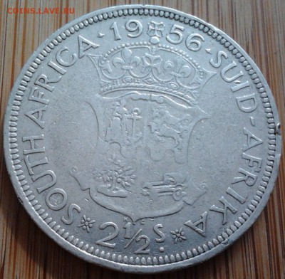 ЮАР 2 ½ шиллинга 1956, до 17.02.15 в 22:00 МСК - 1754