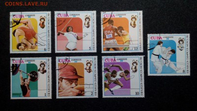 Спорт лот№13. ОИ 80 Куба 1979, 1980 - Куба ОИ 80 Москва 1980