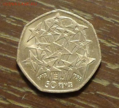 АНГЛИЯ - 25 лет на Европейском рынке до 17.02, 22.00 - англия 50 пенсов салют