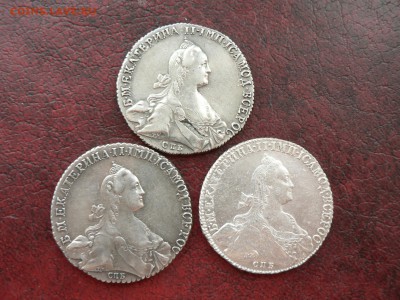 1 рубль 1771 г. (2 монеты) и 1 рубль 1776 г. - P1380754.JPG