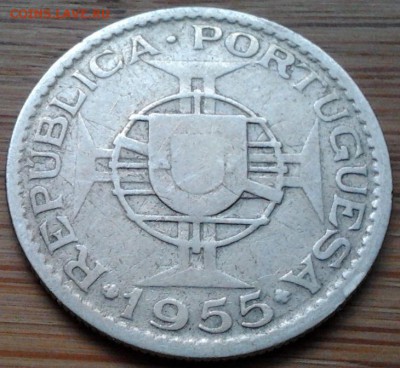 Португальская Ангола 10 эскудо 1955, до 17.02.15 в 22:00 МСК - 672