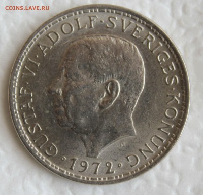 С 1 руб.ШВЕЦИЯ 5 крон 1972г.ГУСТАВ-VI АДОЛЬФ до 17.02.15г. - IMG_3896.JPG